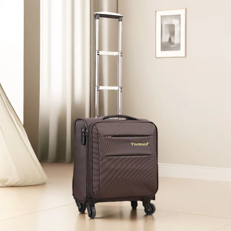 18 Inch Luggage Oxford Cloth Airplane Boarding Suitcase Luggage Bar Free Checked In New Aviation Small Travel Suitcase