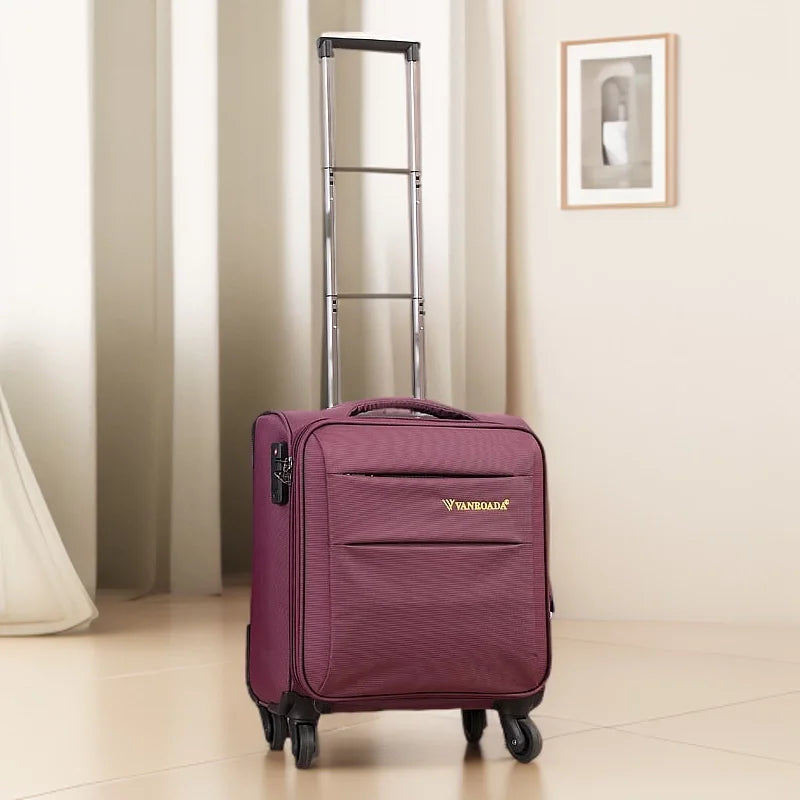 18 Inch Luggage Oxford Cloth Airplane Boarding Suitcase Luggage Bar Free Checked In New Aviation Small Travel Suitcase
