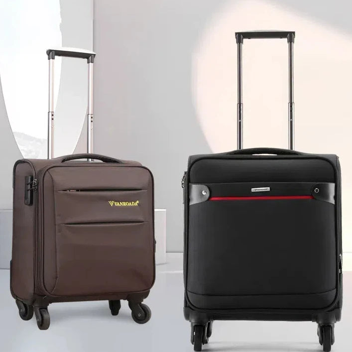 18 Inch Luggage Oxford Cloth Airplane Boarding Suitcase Luggage Bar Free Checked In New Aviation Small Travel Suitcase