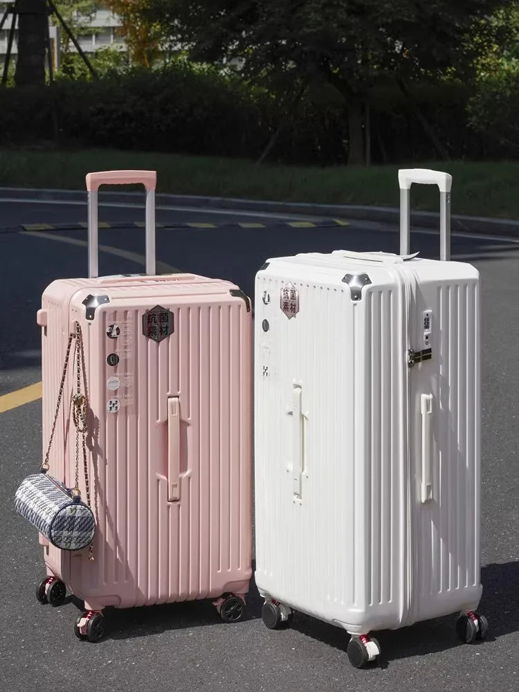 28/30/36/50 inch Oversized Travel Suitcase with Five Spinner Wheels 20 inch Boardable Case PC High Capacity Trolley Luggage