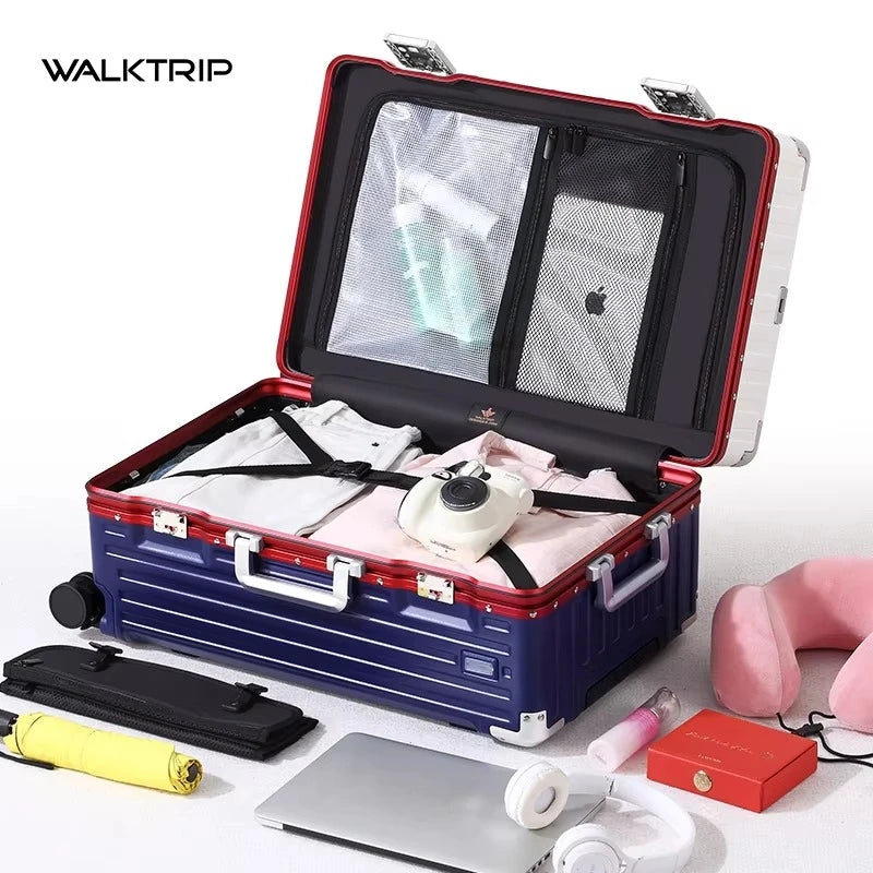Luxury Travel Suitcase High Quality Upgrade Thicken PC Material Rolling Luggage with Aluminum Frame TSA Lock 20/24/26/28/30inch