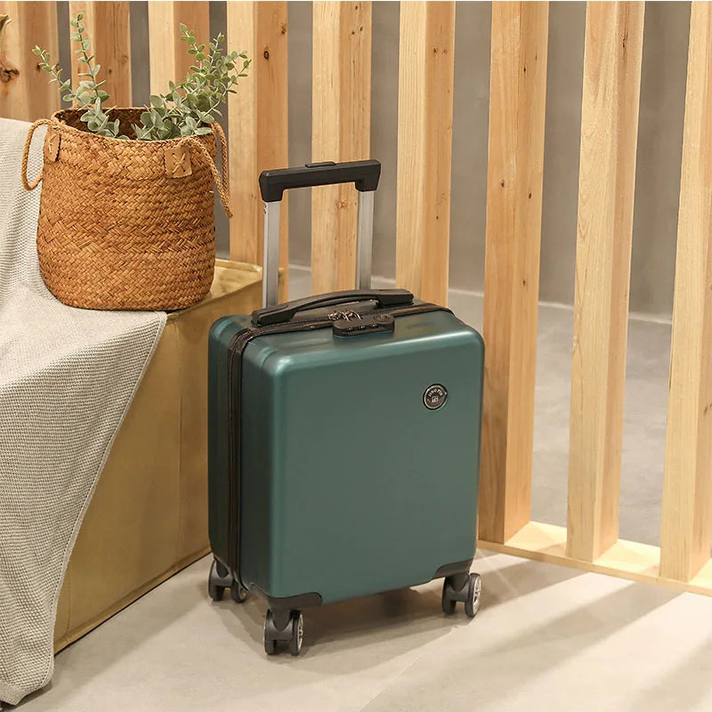 14/16 inch Small Luggage Compartment 20*30*40 cm Spring and Autumn Air Travel Boarding Password Box Travel Suitcase