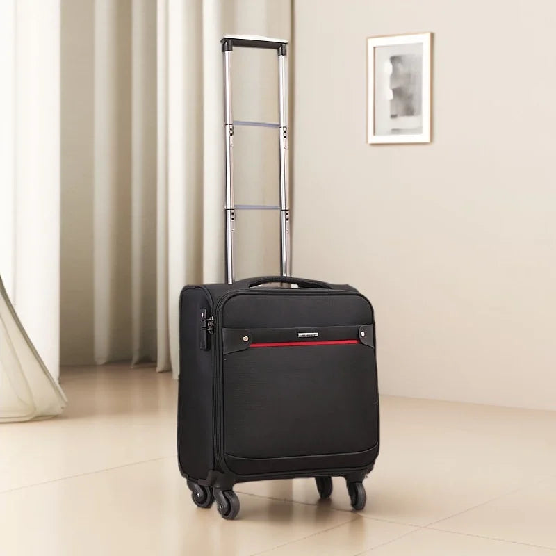 18 Inch Luggage Oxford Cloth Airplane Boarding Suitcase Luggage Bar Free Checked In New Aviation Small Travel Suitcase