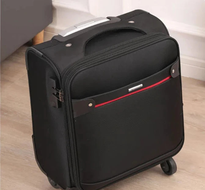 18 Inch Luggage Oxford Cloth Airplane Boarding Suitcase Luggage Bar Free Checked In New Aviation Small Travel Suitcase